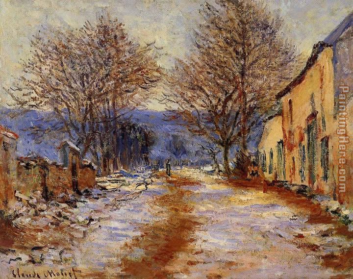 Claude Monet Snow Effect at Limetz